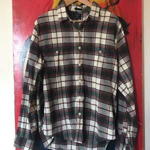 J Crew men’s flannel size large